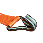 Стяжной ремень с крюками и храповым механизмом