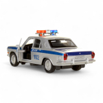 Модель ин. мет. "ГАЗ-2401 волга. полиция" 12см, серебристый в коробка 2401-12POL-SR (Технопарк)
