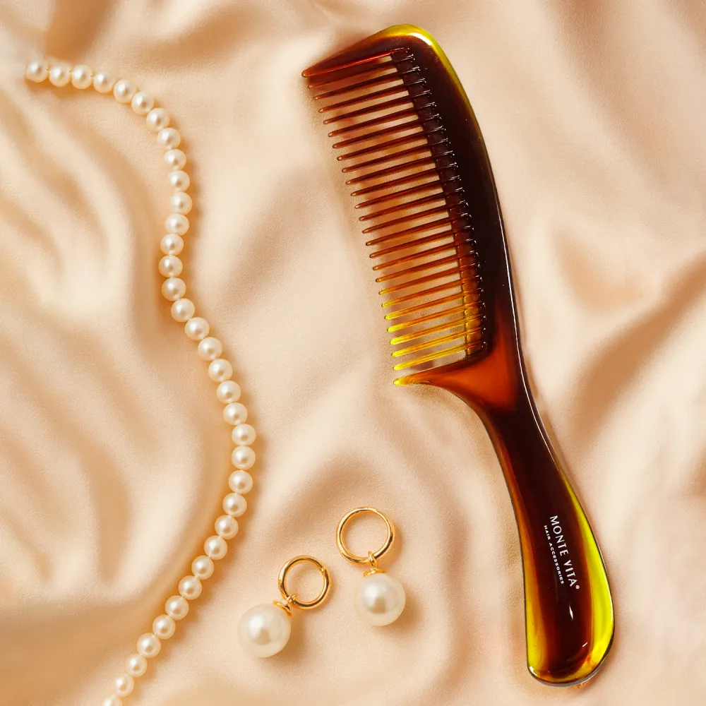 Расческа для волос, гребень 22,5х4,5 см, однорядная широкая, MONTE VITA (МОНТЕ ВИТА), 457426