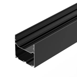 Профиль LINE-S-7575-3000 BLACK (Arlight, Алюминий) 041857