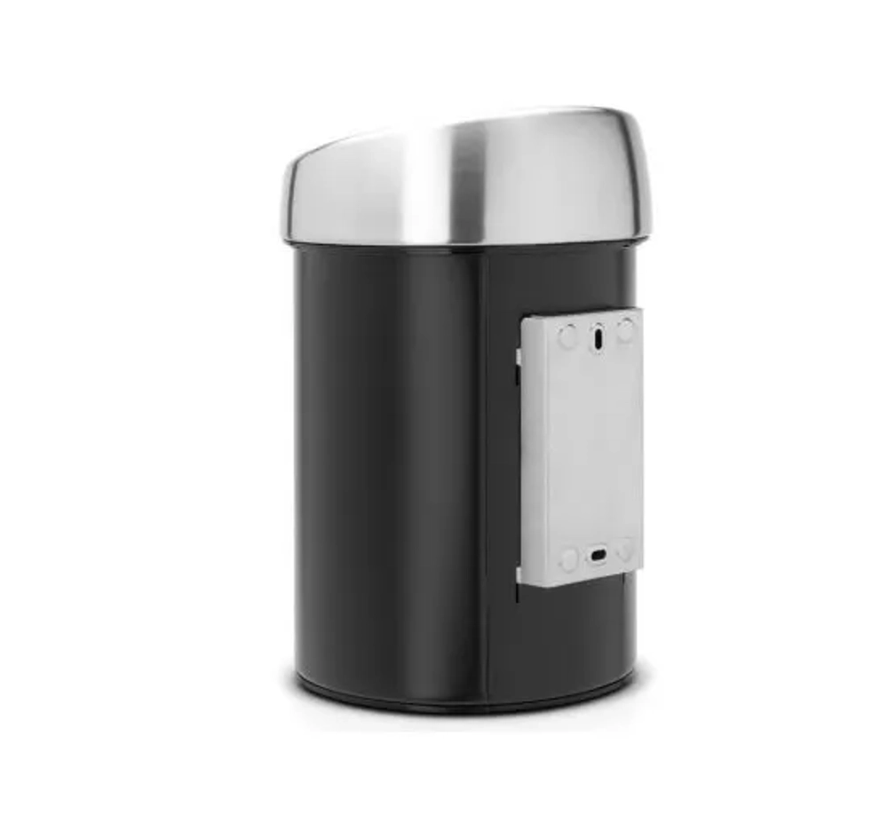 Brabantia Контейнер для мусора Touch Bin 3л, черный 364440