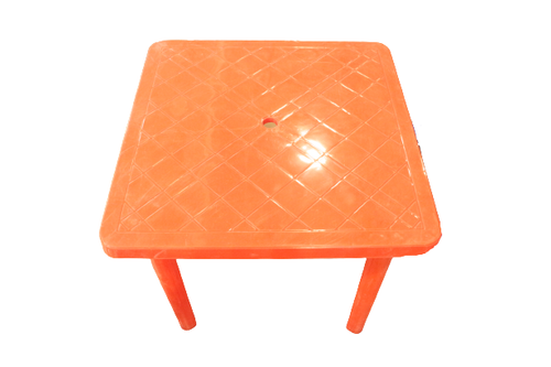 СТОЛ ЭЛЕГАНС КВАДРАТНЫЙ 80Х80СМ КРАСНЫЙ JIPLAST415