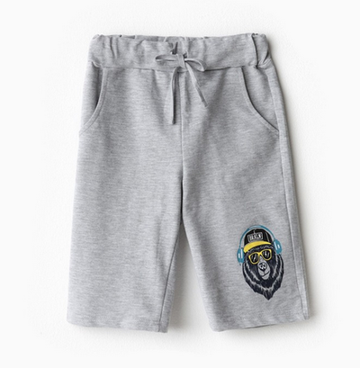 Шорты для мальчиков А.ШДФ-002, серый/гризли, р. 122-128см 9758804