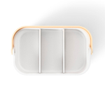 Органайзер bellwood, 29х17 см, белый/натуральное дерево