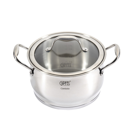 Кастрюля из нержавеющей стали Gipfel Cantata 1264 20 см/3,5 л