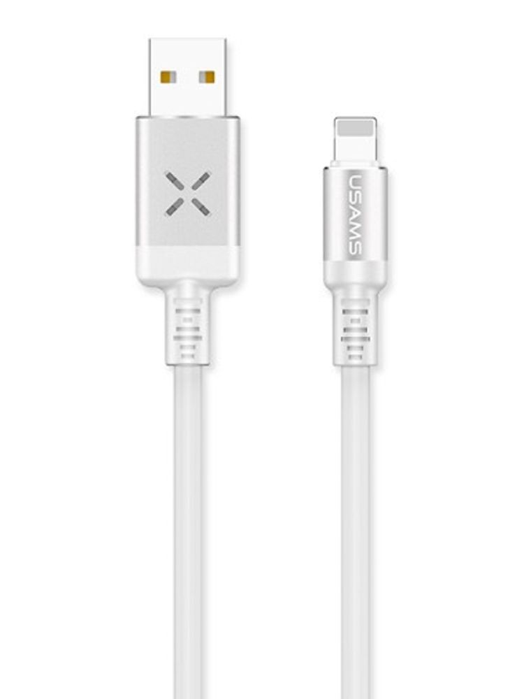 Кабель USB/Micro светящийся голос.упр. Full Power white