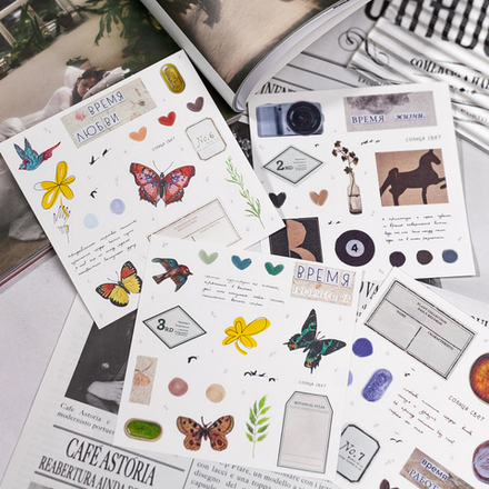 Набор стикеров "Время" 🖇