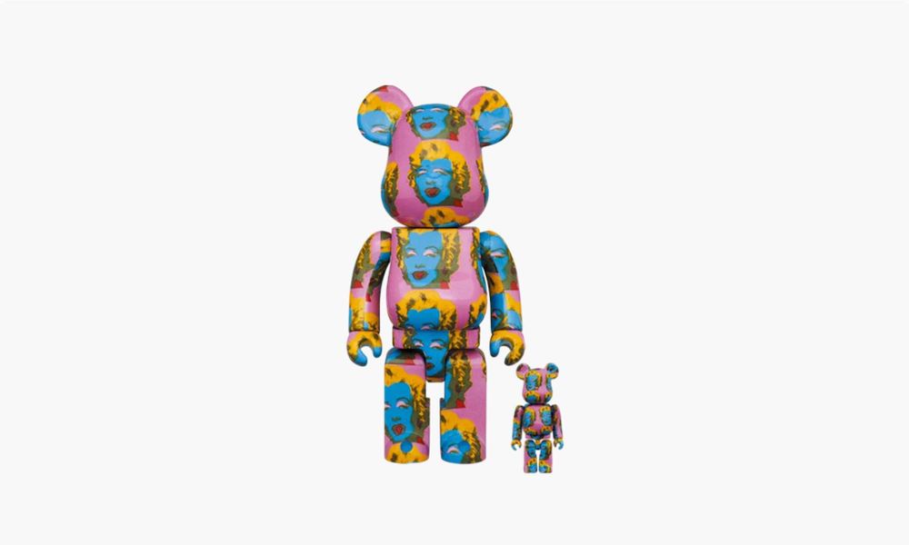 Bearbrick Andy Warhol Marilyn Monroe #2 &quot;100% &amp; 400%&quot; Set