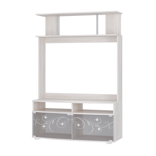 Гостиная Флоренция центральная секция 1200*1780*490 ясень белый БТС