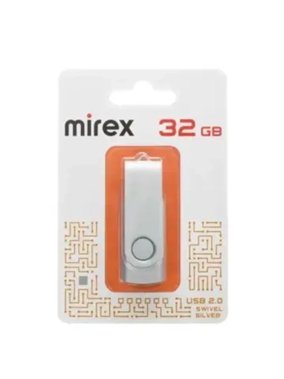 Память USB Flash 32 ГБ SWIVEL 13600-FMUSIS32 SILVER
