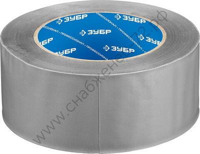 ЗУБР Рефил 50 мм, 50 м серая, универсальная, Клейкая лента пвх, ПРОФЕССИОНАЛ (12075-50-50)