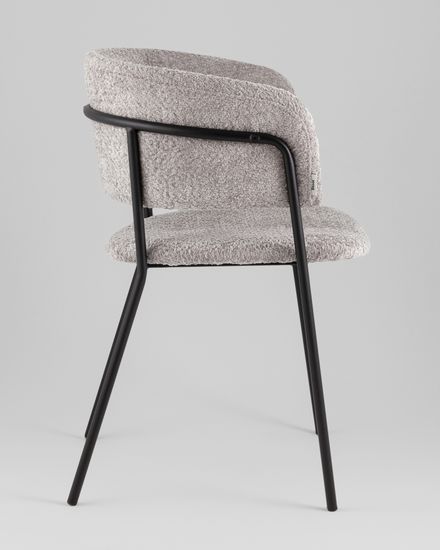 Кресло Нэлли New, букле светло-серый