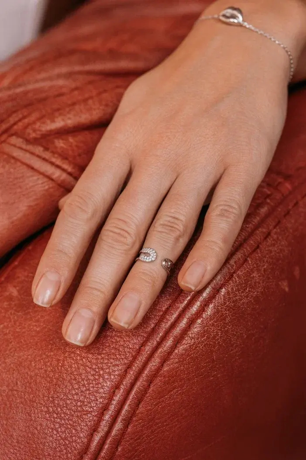 Фаланговое кольцо "Булавка"