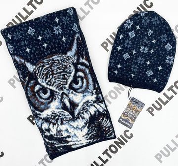 Комплект шарф и шапочка PULLTONIC - "Совунья"