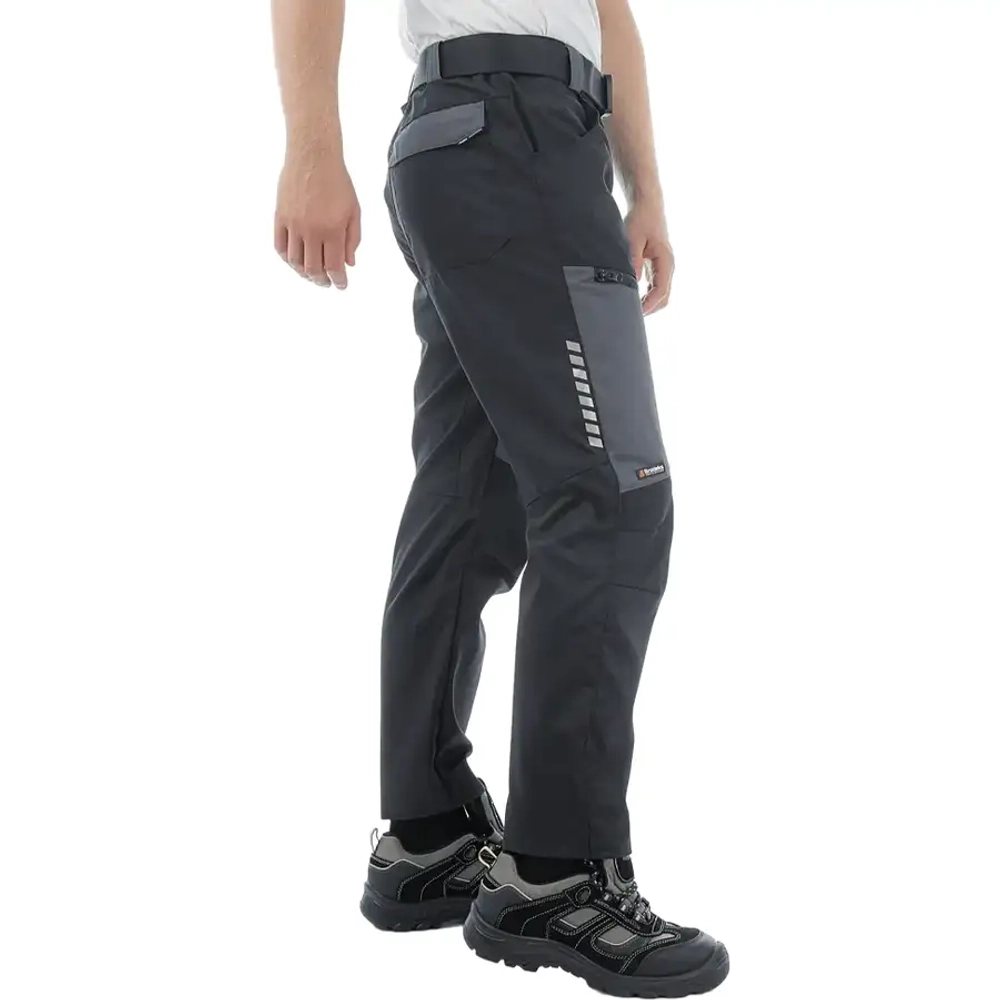 Брюки KS334, серый/черный (62) Brodeks KS334GREY62