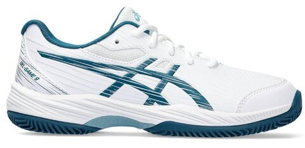 Детские теннисные кроссовки Asics Gel-Game 9 GS Clay/OC - white/restful teal