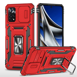 Чехол Safe Case с кольцом и защитой камеры для Xiaomi Poco X4 Pro 5G