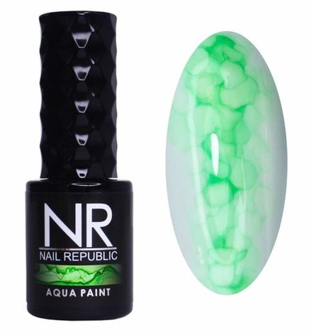 NR Краска для техники по мокрому Aqua Paint 18 Светло-зеленый, 10 мл