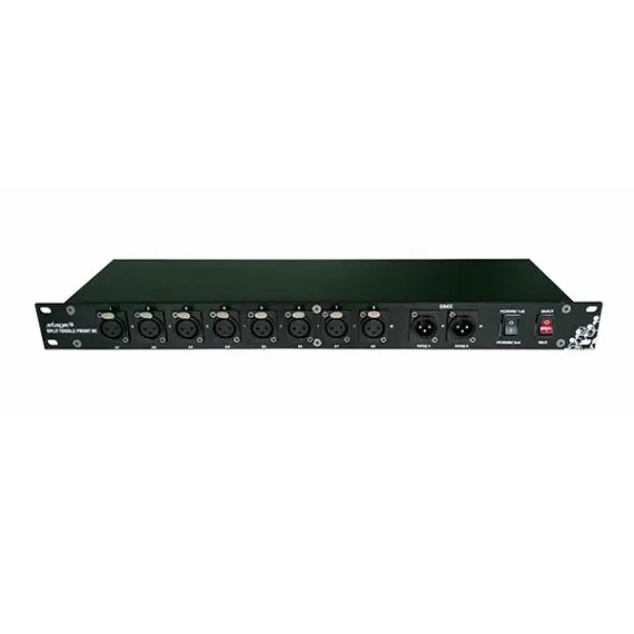 STAGE4 Split Toggle Front RE Рэковый DMX-сплиттер / 1U / Оптическая развязка портов / RDM / 1 вход и