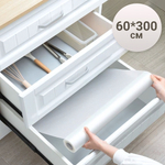 Коврик для кухонных ящиков в рулоне 60*300см "Сеточка", прозрачный