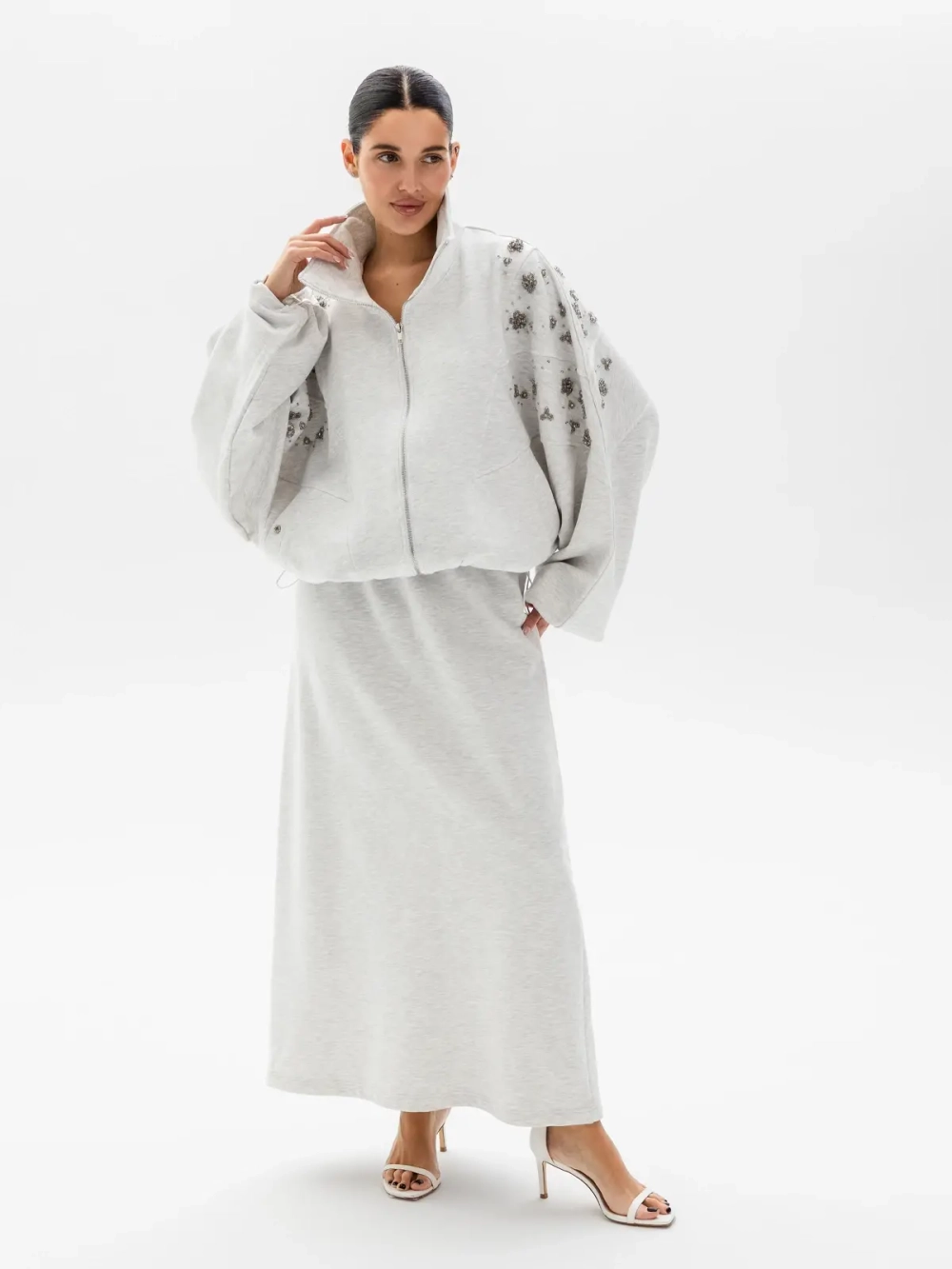 Олимпийка DROPS, меланж