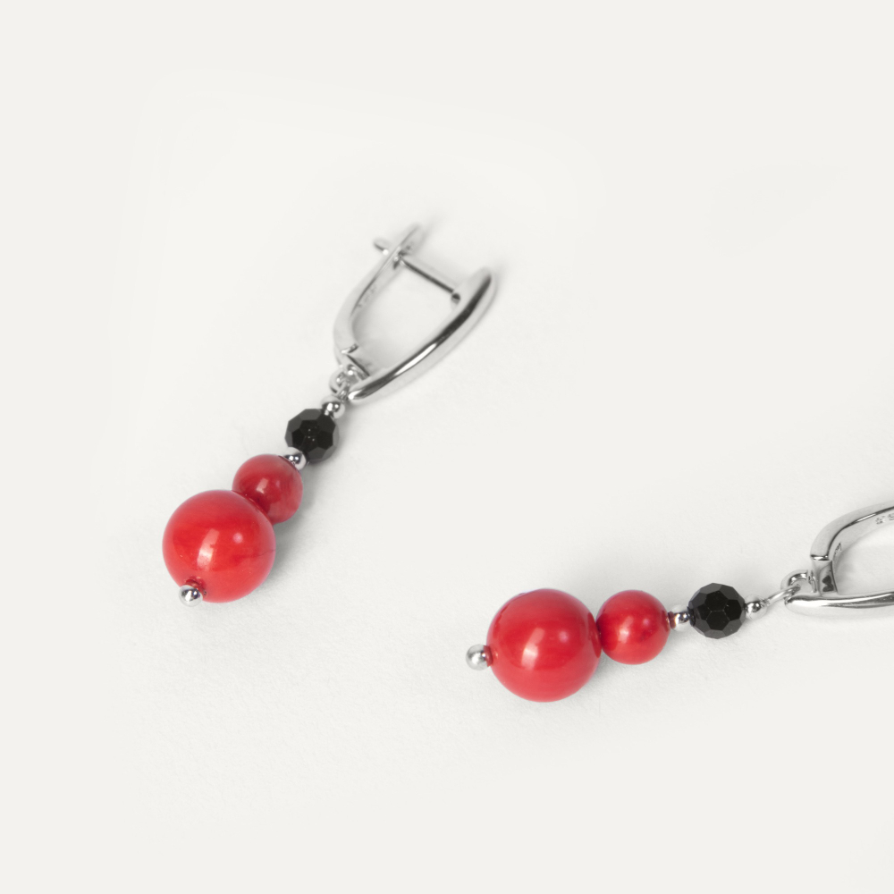 Серьги Accent RED