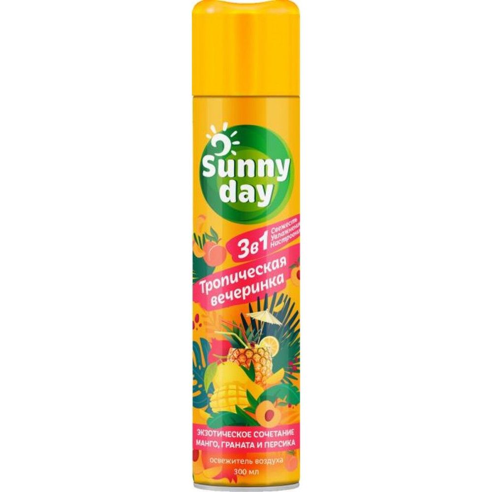 Sunny Day 300 мл освежитель воздуха Тропическая вечеринка