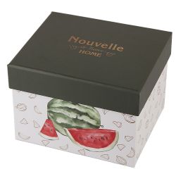 Кружка "Фруктовый сад.Арбуз" v=350мл (фарфор) (подарочная упаковка)