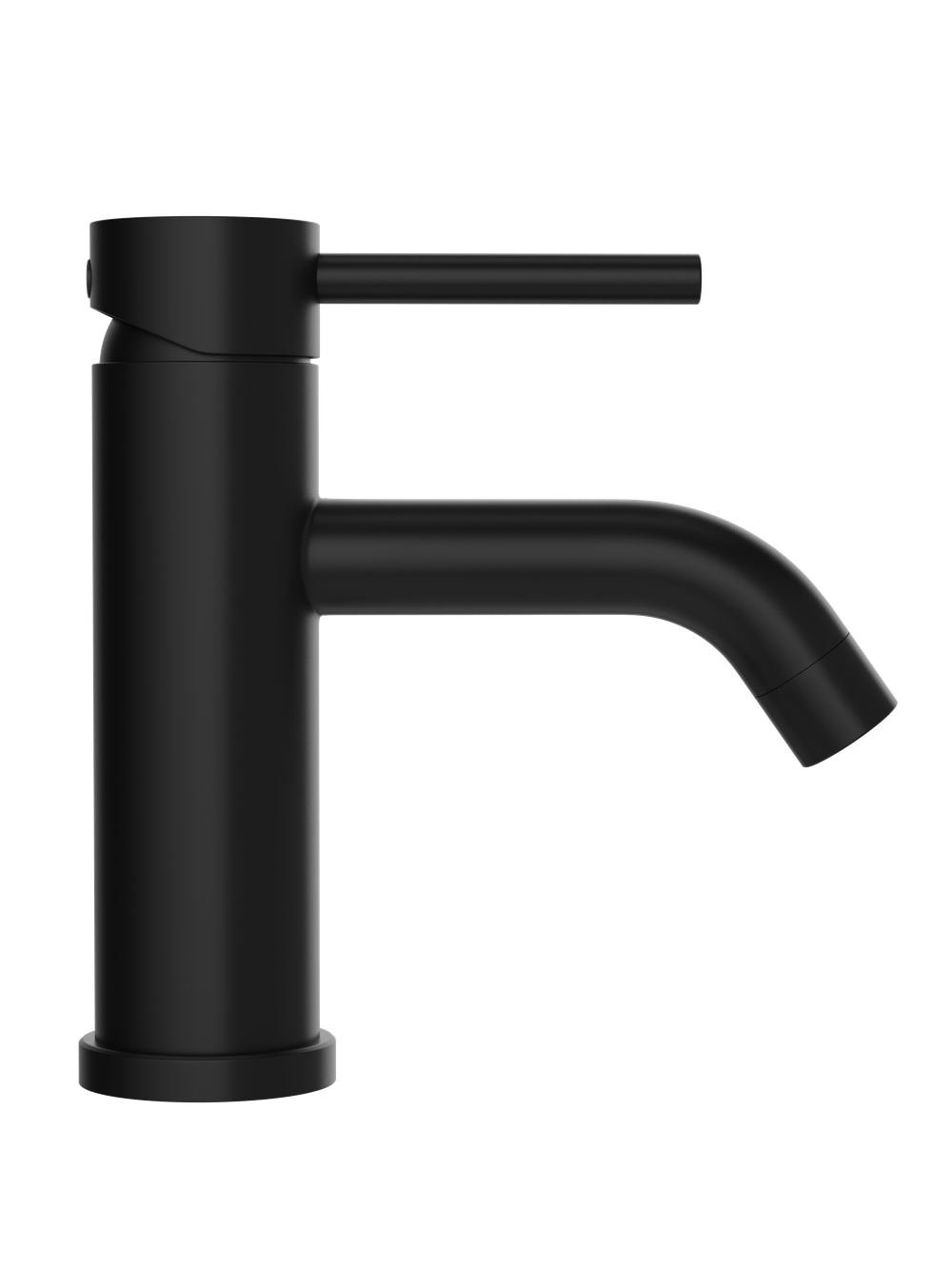 Смеситель для раковины STWORKI Киркенес S45010BK матовый черный