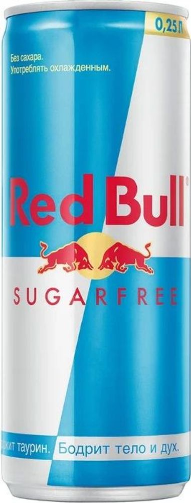 Напиток энергетический б/а Red Bull, без сахара, 0,25 л