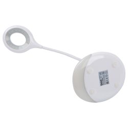 TLD-535 White-LED-250Lm-5500K-Dimmer Светильник настольный с ночником RGB. 4W. Встроенный аккумулятор 1800mAh. Сенсорный выключатель. Белый. TM Uniel.