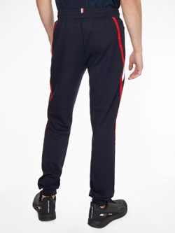 Мужские теннисные штаны Tommy Hilfiger Trim Pant - небесный
