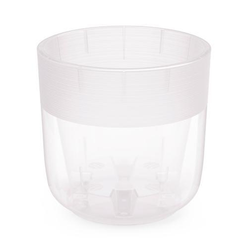 Горшок цветочный "Линель" 2,7л двойной прозрачнвый (уп.10) М8401 г.Октябрьский