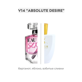 V14 ABSOLUTE DESIRE по мотивам Eao so sexy - Victoria’s Secret , парфюмерная вода