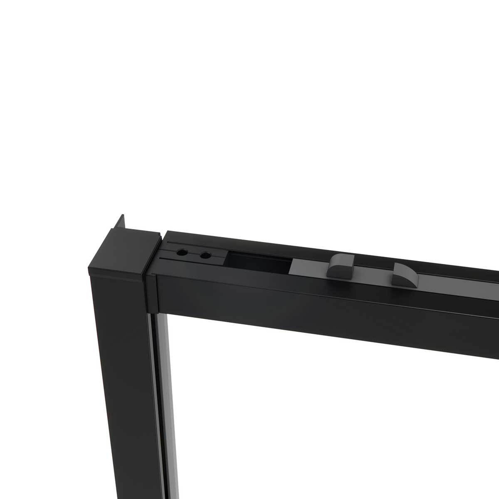 Душевой уголок Slim Soft VSR-1SS8014CLB, 1400*800, черный, стекло прозрачное, , шт