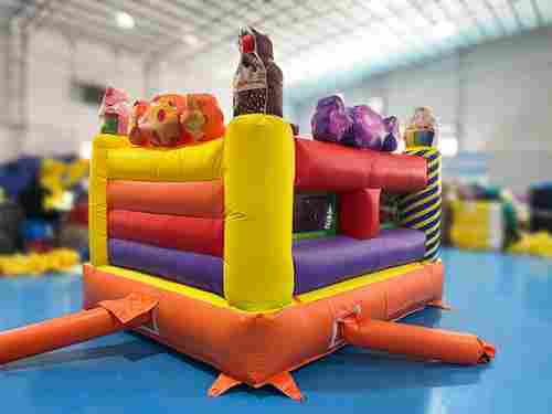 Коммерческий надувной батут «Сладкий замок», 3,2x2,6x2,3