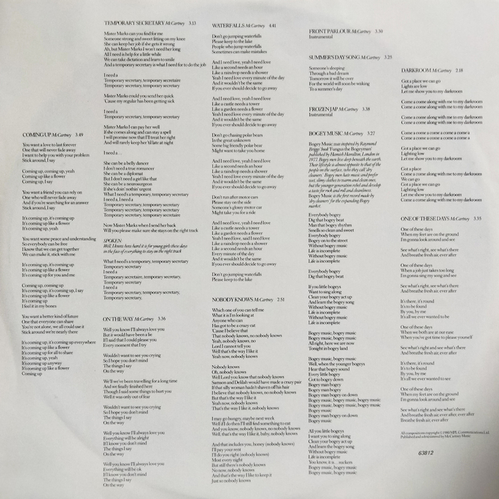 Paul McCartney / McCartney II (LP)