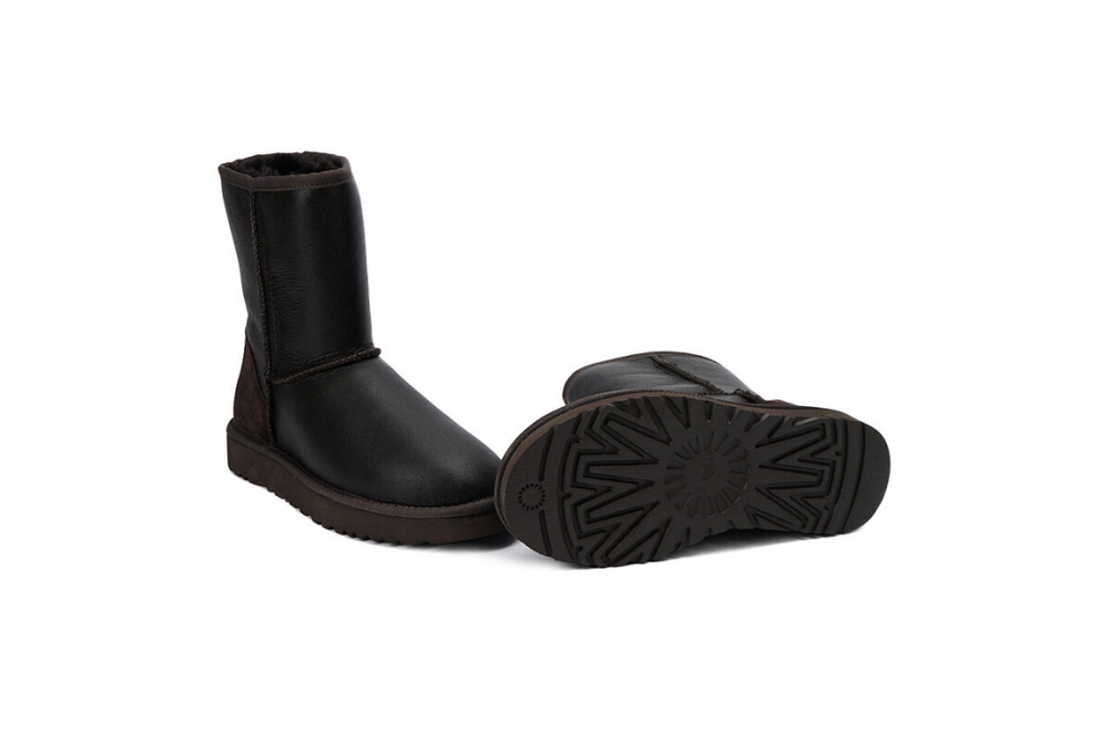 UGG Mens Classic Short Metallic Chocolate