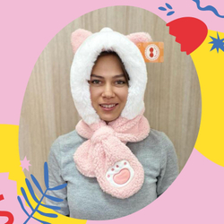 Шапка с ушками Мишка карнавальный костюм KiDWoW для девочек, мальчиков, малышей в подарок