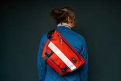 Сумка Messenger Civil NY голубой индиго