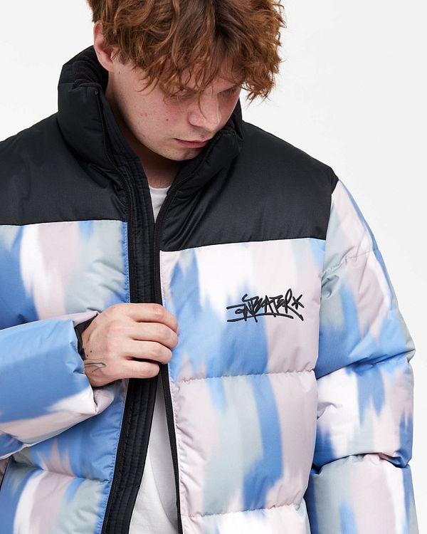 Пуховик AW24 Downjacket Print синий - фото 6
