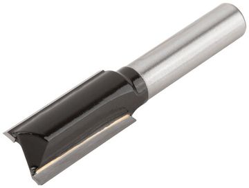 Фреза пазовая прямая с двойным лезвием, DxHxL = 12х25х58 мм