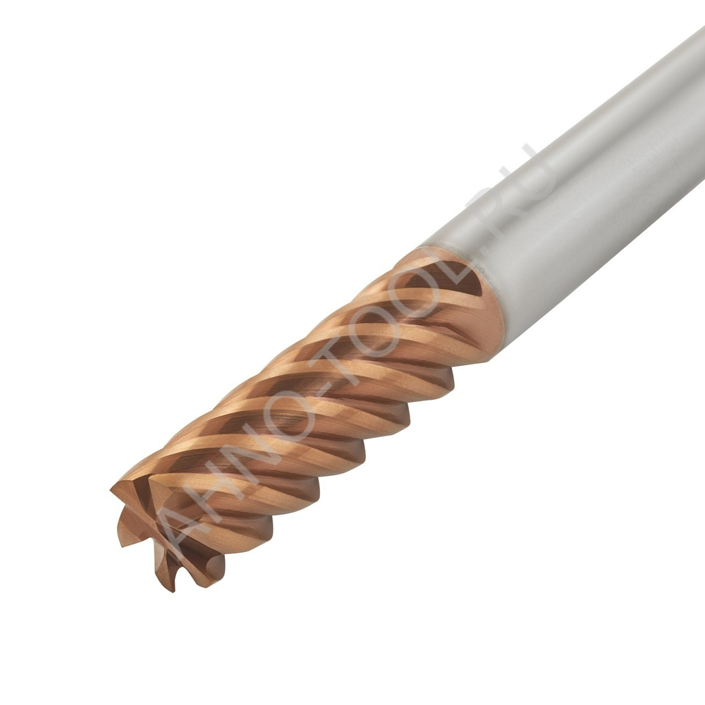 Фреза твердосплавная   6мм (L=50, l=18, хв=6) Z6 45° по стали, нерж., чугуну BRGM-6E-D6.0 HRC55 AHNO