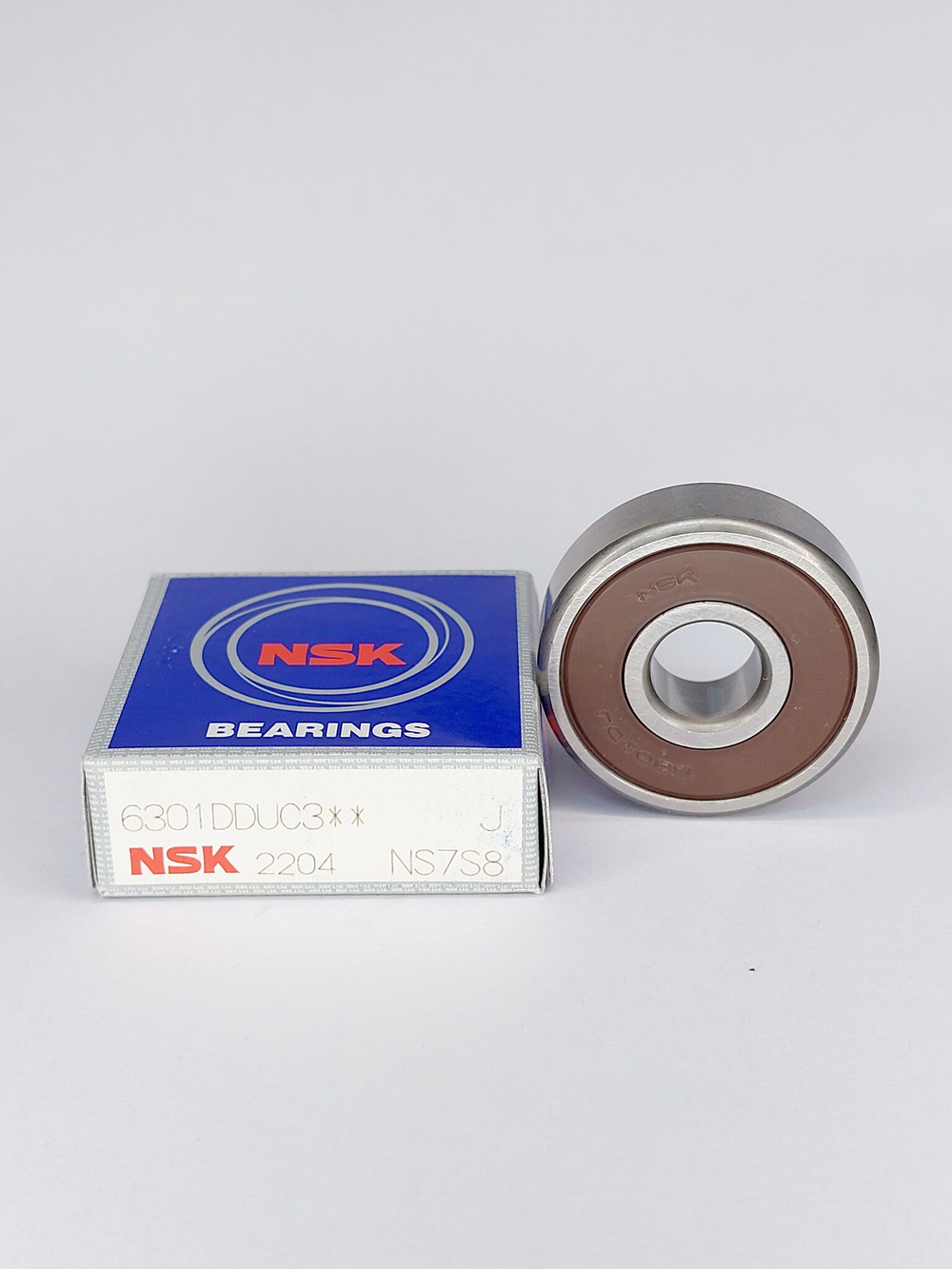 Подшипник NSK 6301DDUC3 12х37х12 мм к-т 2 шт.