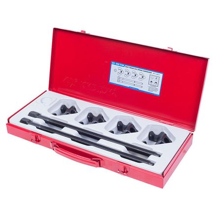 Цена на KING TONY (9BF21) Набор для стяжки пружин амортизатора, 85-270 мм, кованые крюки, 6 предметов