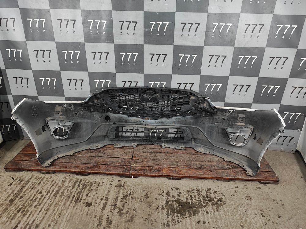 Бампер передний в сборе Mazda CX-5 1 (KE) 11-17 Б/У Оригинал KD4950031A8N