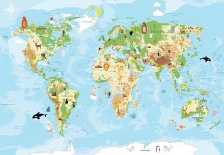 Карта мира №13