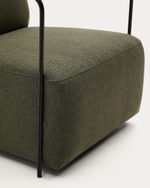 Кресло Gamer зеленого цвета с черным металлом