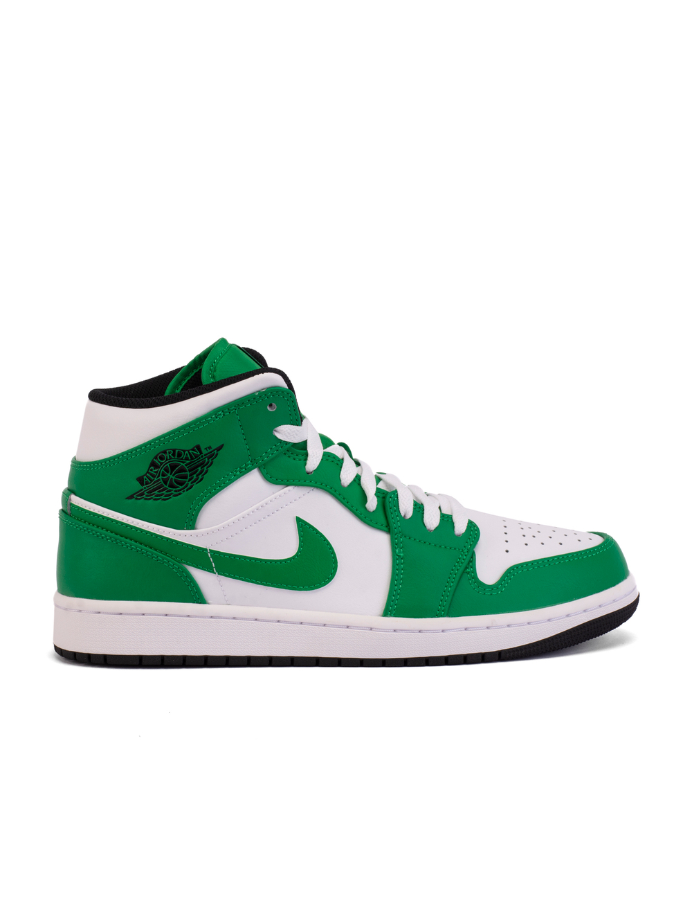 Nike Air Jordan 1 Mid Mens Lucky Green