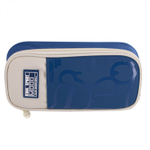 Пенал - косметичка Alingar, ткань, молния, 1 откидная планка, боковой карман, 210 х 85 х 40 мм, "CREATNESS", микс (корич, тем-серый, бирюзовый)